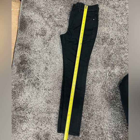 Express cotton blend skinny mid rise some stretch black pants women’s size 6R - Picture 15 of 17